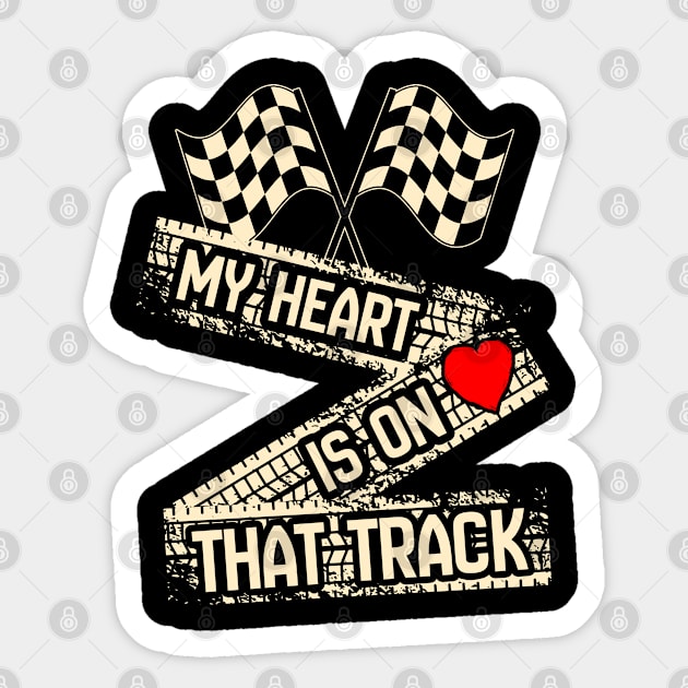 Racing Sticker by Mila46